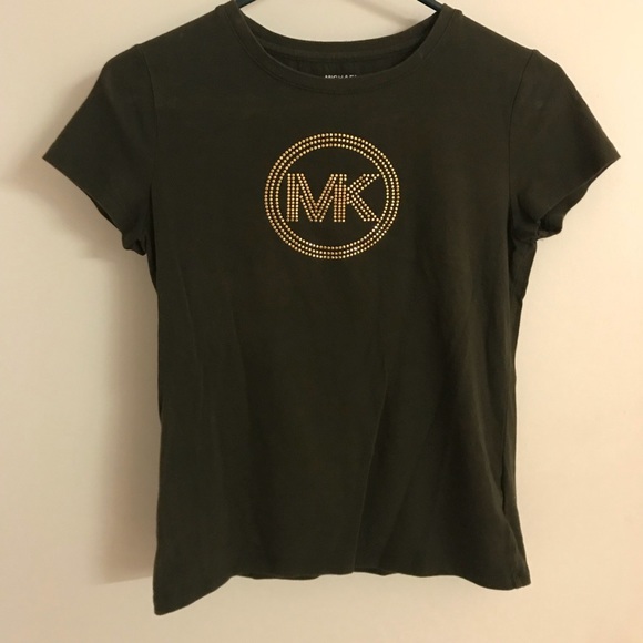michael kors t shirt womens green